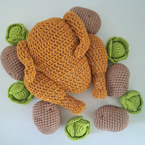 

Poulet avec choux et pommes de terre
1