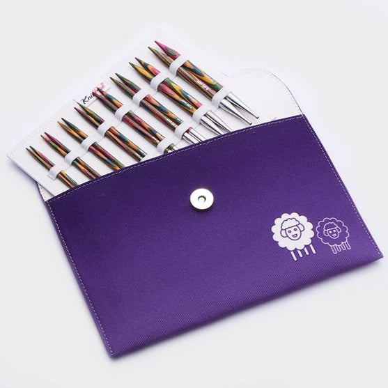 

Jeu d'aiguilles circulaires interchangeables Symfonie Deluxe - KnitPro
3