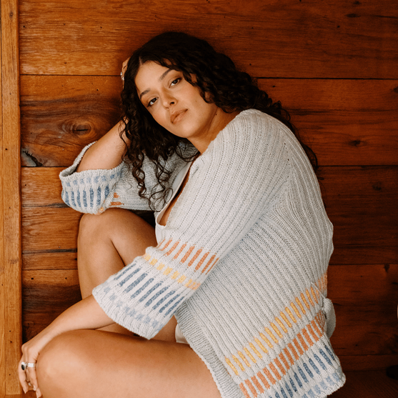 

Fusing Cardigan - Gilet Ouvert avec Ceinture à Nouer
9