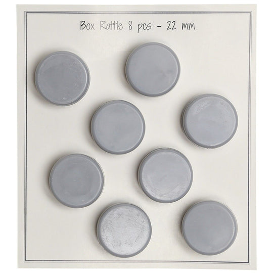 Grelots pour hochet - Plat - Gris - Go Handmade
