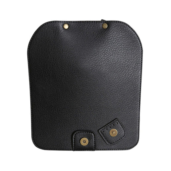 

Rabat de sac avec bouton magnétique - Noir/Bronze - Go Handmade
2