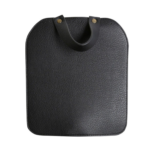 Rabat de sac avec bouton magnétique - Noir/Bronze - Go Handmade