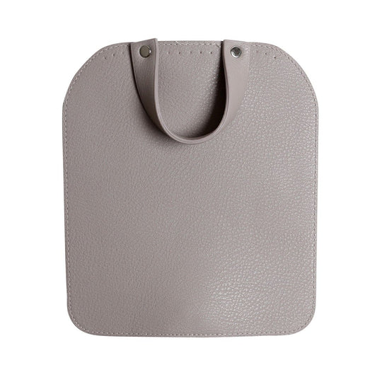 Rabat de sac avec bouton magnétique - Beige/Argent - Go Handmade