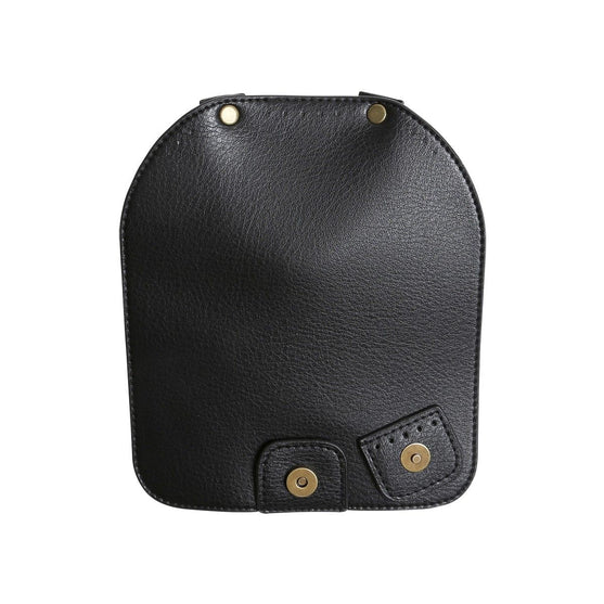 

Rabat de sac avec bouton magnétique - Noir/Bronze - Go Handmade
3