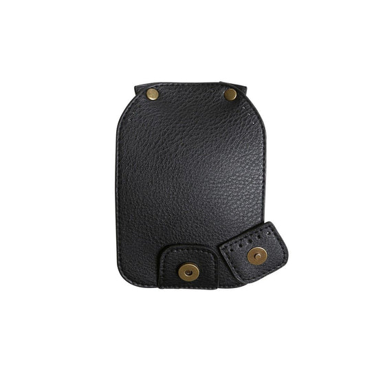 

Rabat de sac avec bouton magnétique - Noir/Bronze - Go Handmade
4