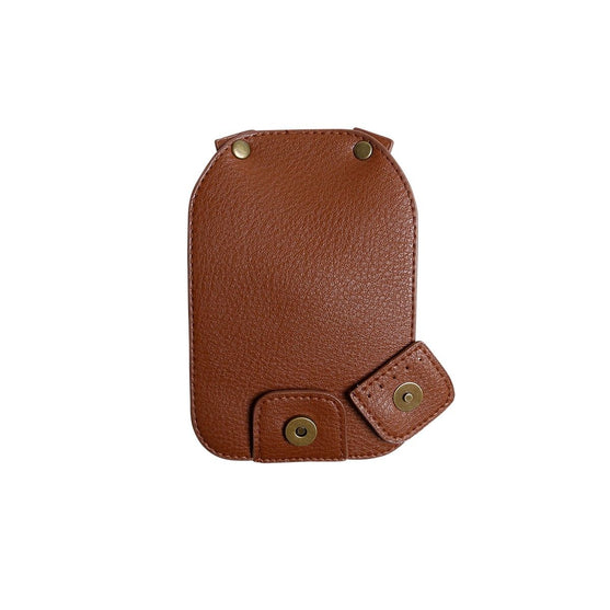 

Rabat de sac avec bouton magnétique - Brun/Bronze - Go Handmade
2