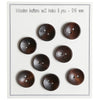 

Boutons en bois profonds - Foncés - 8 pièces - Go Handmade
1