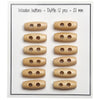 

Boutons en bois allongés Mini - 20 mm - Go Handmade
1