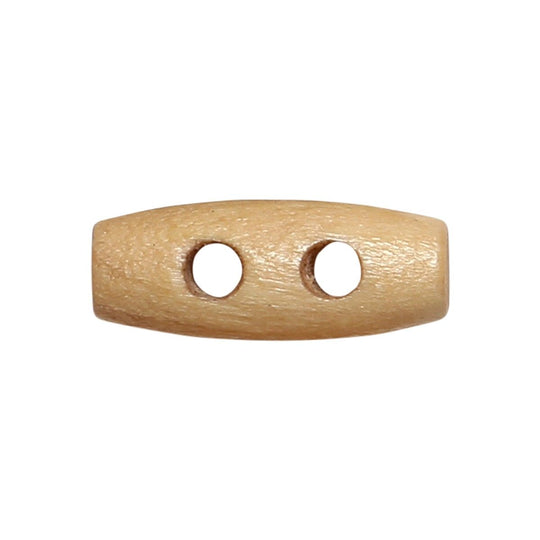 Boutons en bois allongés Mini - 20 mm - Go Handmade