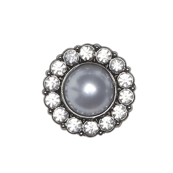 

Boutons Perle avec Pierre - Noirs - Plusieurs Tailles - Go Handmade
2