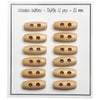 

Boutons en bois allongés Mini - 20 mm - Go Handmade
4