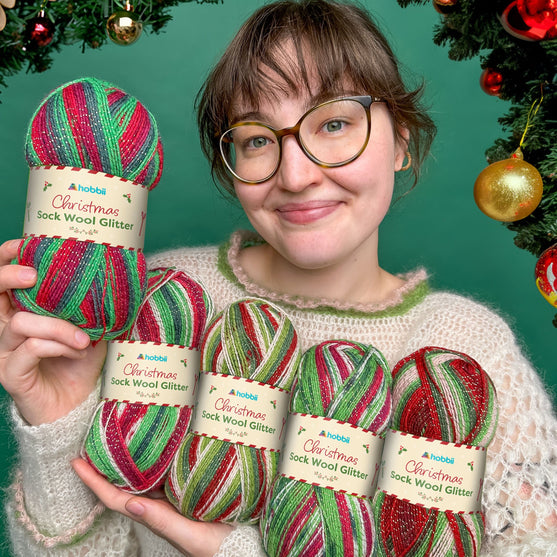 

Christmas Sock Wool Glitter (Édition limitée) - Hobbii
4