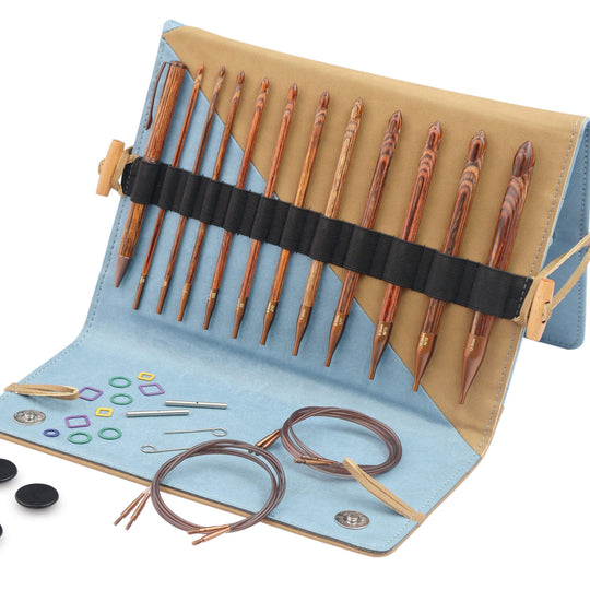 Ginger - Set de crochets afghans/tunisiens interchangeables - KnitPro