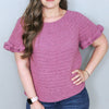 

Franny - Flounce Sleeve Tee
2