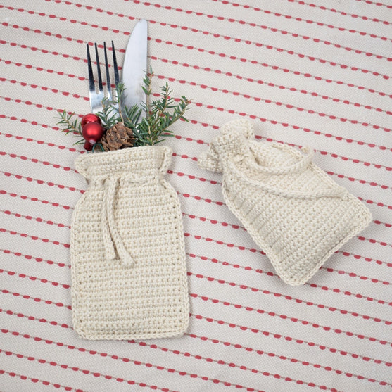 

Pochette pour couverts de Noël
2