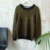 

H1741 - Herresweater I vævestrik med rund hals
1