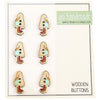 

Boutons en bois - Dotti le Canard - 6 pièces, 20 mm - Go Handmade
1