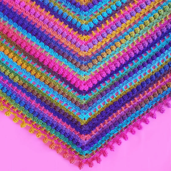 

Châle Pompom
4