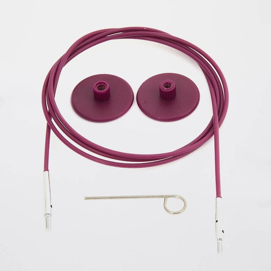 

Câble pour aiguilles circulaires interchangeables - KnitPro
4
