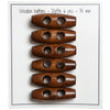 

Boutons en bois allongés - 35 mm - Go Handmade
5