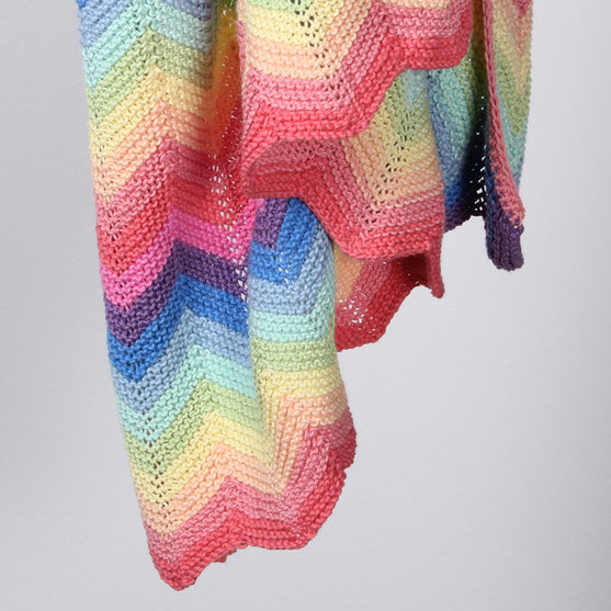 

Couverture bébé - Arc-en-ciel (pastel)
3