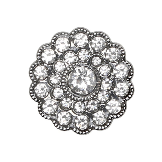 

Boutons Bling - Petites Pierres - Argent - 4 pcs. - Go Handmade
5