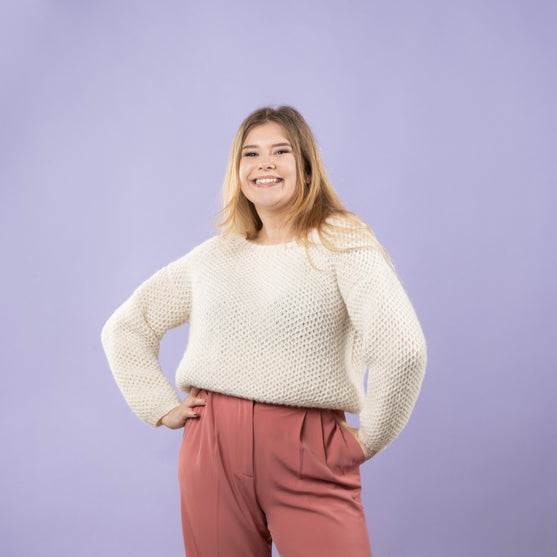 

Sif - Pull au point nid d’abeille
6