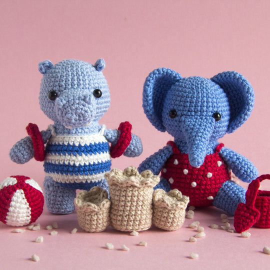 Elephant and Hippo - Ensemble d&#39;Été