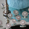 

Boutons Bling - Petites Pierres - Argent - 4 pcs. - Go Handmade
6