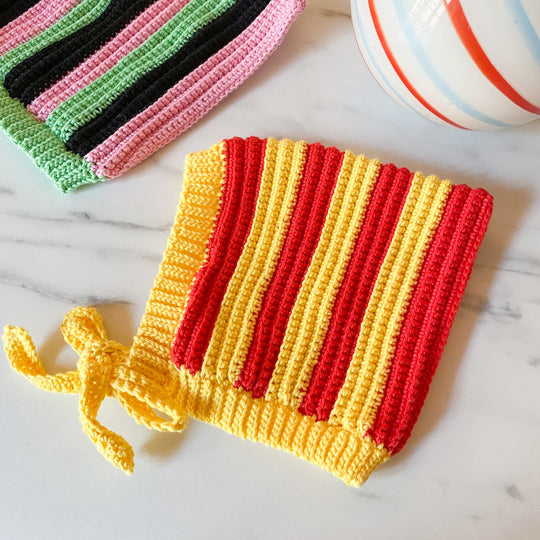 Candy Stripes - Bonnet Bébé