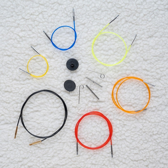 

Câble pour aiguilles circulaires interchangeables - KnitPro
3