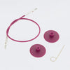 

Câble pivotant Swivel pour aiguilles circulaires interchangeables - Purple - KnitPro
5