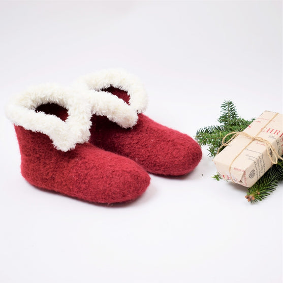 

Chaussons feutrés au crochet
2