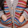 

Ottolie - Gilet Chevron avec Poches
10