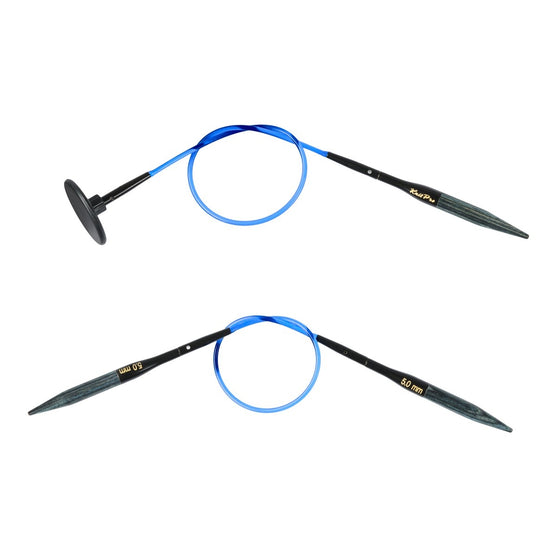 

Câbles EXTRA courts pour aiguilles circulaires interchangeables - KnitPro
3