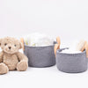 

Paniers Ribbon avec anses en cuir dans 3 tailles
4