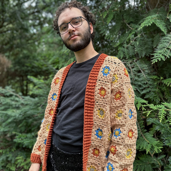 

Floral Fusion - Cardigan pour homme
3