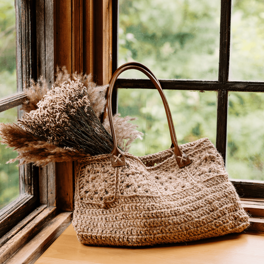 Rose Window - Tote Bag en Jute
