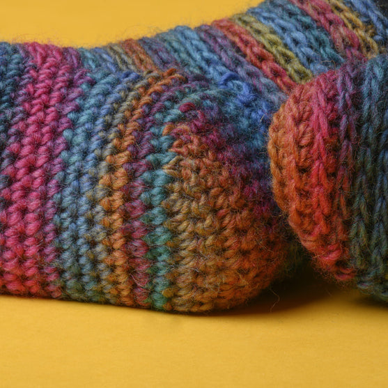 

Glomma - Chaussettes crochetées
3