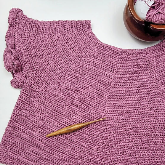 

Franny - Flounce Sleeve Tee
4