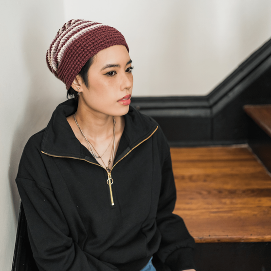 

Serene Stripes - Bonnet
5