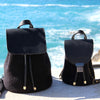 

Rabat de sac avec bouton magnétique - Noir/Bronze - Go Handmade
7