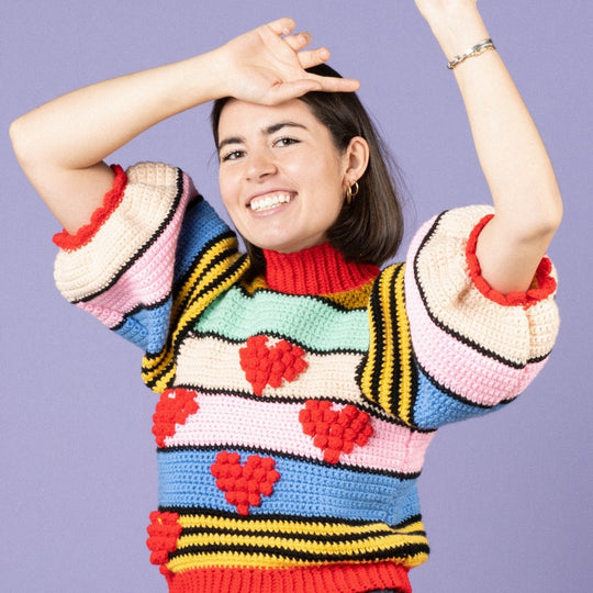 Heart on Crop - Sweater