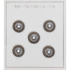 

Boutons perles - 15 mm - 5 pièces - Go Handmade
5