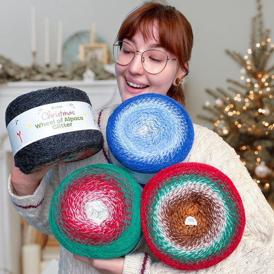 

Wheel of Alpaca Christmas Glitter (Édition limitée) - Hobbii
3