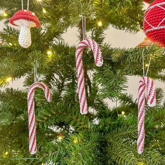 Les cannes en sucre - Décoration de Noël