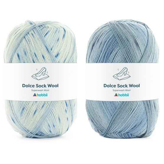 

Dolce Sock Wool Dots - Hobbii
4