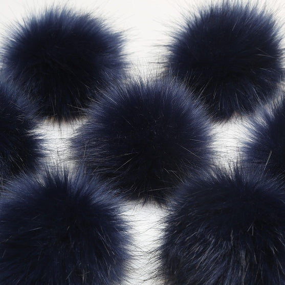 

Pompon - Bleu foncé - Go Handmade
1