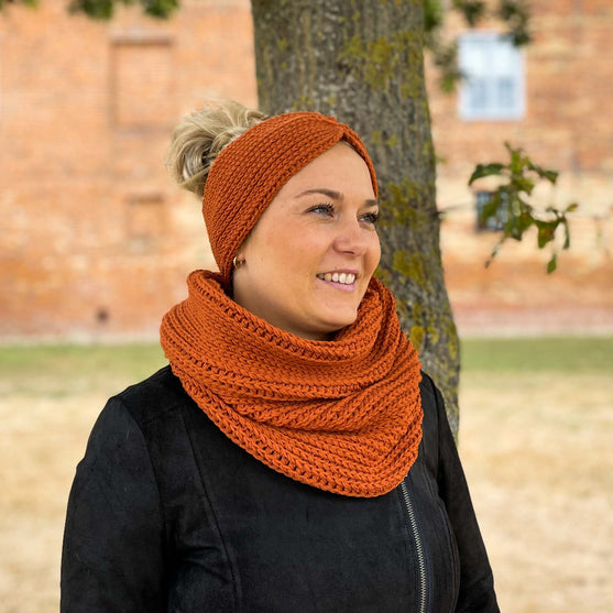 

Joy - Ensemble hiver - Bandeau & Tour de cou
5