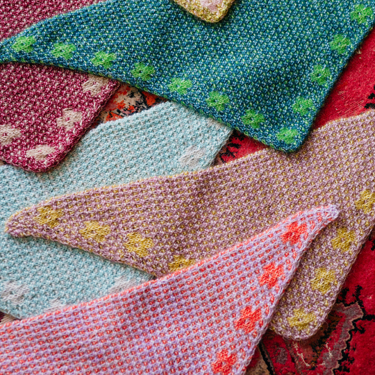 Pressed Flowers Kerchief - Bandana en Mosaïque